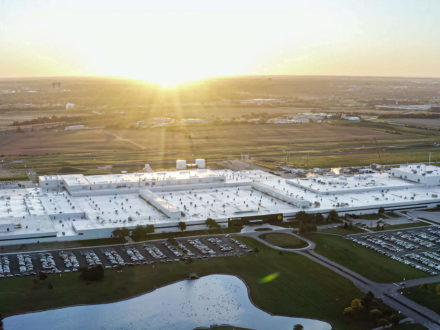 Rivian's first manufacturing campus in Normal, IL