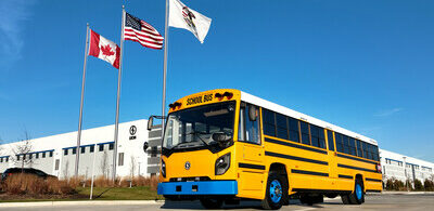 Lion electric school bus in Illinois